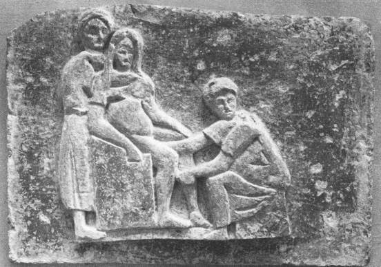 funerary_relief_midwife_terracotta_ostia